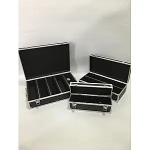 Black color 100 PCGS/ NGC Coin plate aluminum alloy black storage slab coin case Storage Display alu