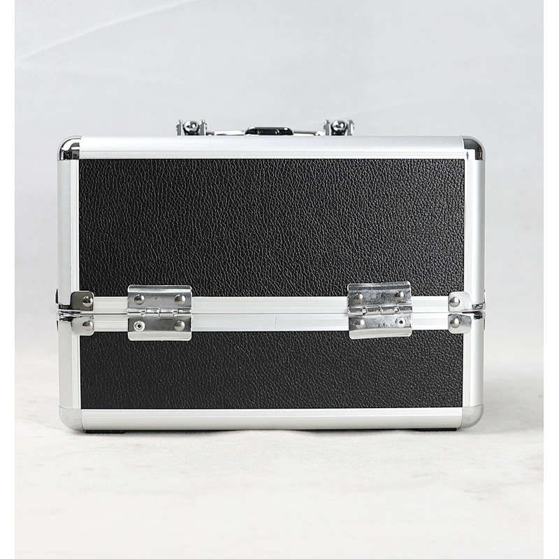 Makeup Box Train Case Large Storage Capacity Portable Travel Cosmetic Organizer With Compartments Lockable High Quality