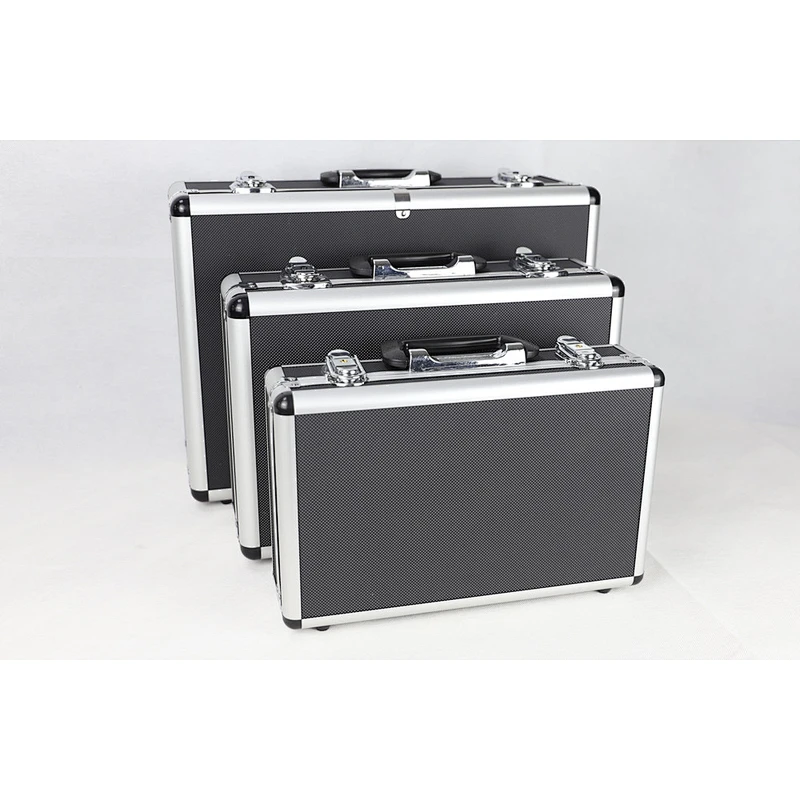 3 in 1 Set Aluminium Tool Case Large Medium Small Aluminium Tool Case  Useful Big Capacity Aluminum Carrying Empty Case Kit