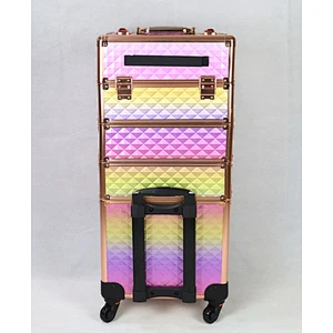 Colorful Makeup Trolley Case