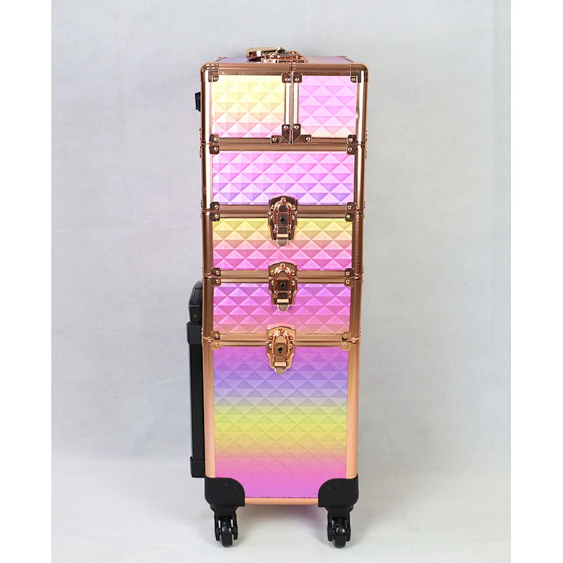 Colorful Makeup Trolley Case