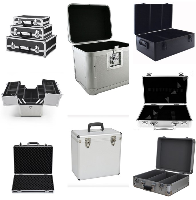 Machine Set Case Portable Eva Insert Aluminum K Shape Equipment Cases Heavy Duty Tool Box
