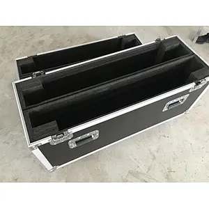 80 Inch Custom Screen Flight Case Heavy Duty Double TV LED Storage Flight Cases LED Display Organizer Flight Case with 4 Wheels