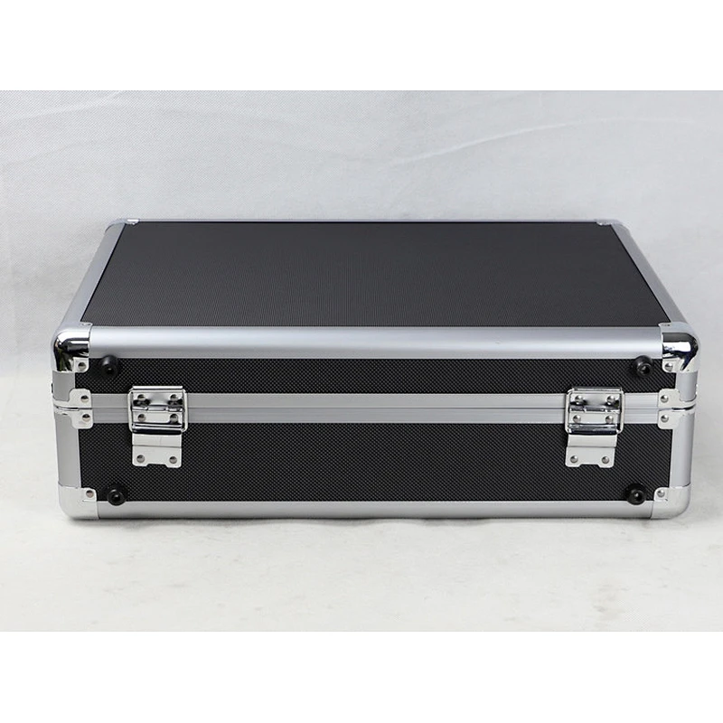 Black Aluminum Carrying Tool Case Hard Storage Box