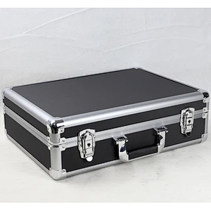 Black Aluminum Carrying Tool Case Hard Storage Box