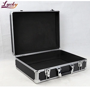 Black Aluminum Carrying Tool Case Hard Storage Box
