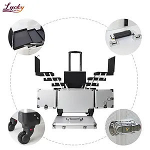 Professional Artist  Travel Rolling Makeup Case