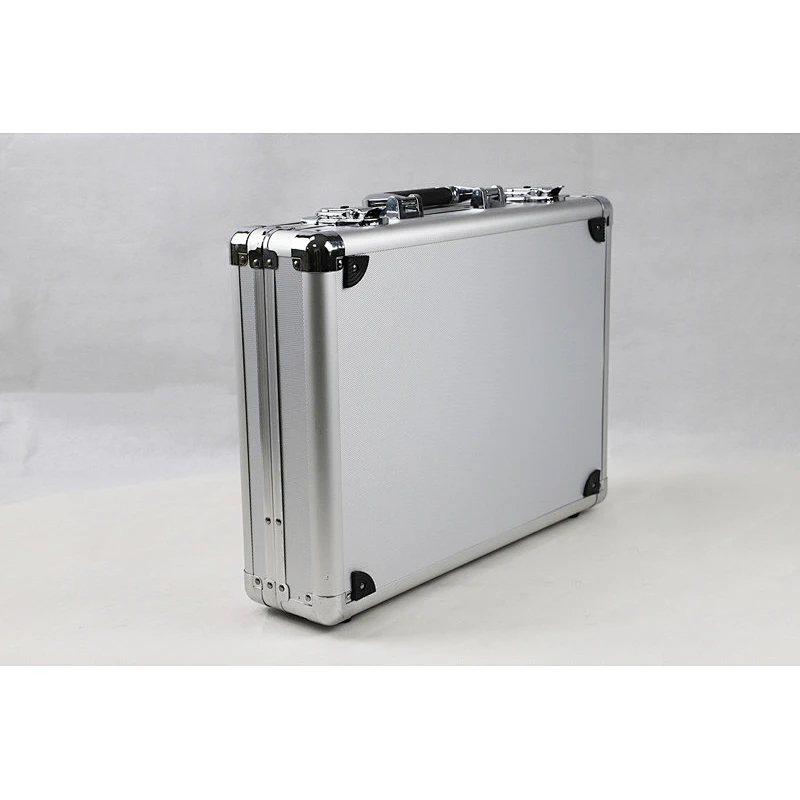 Aluminum Silver case with Egg Shell Foam Hard Tool Case Multifunction High Quality Aluminum Case