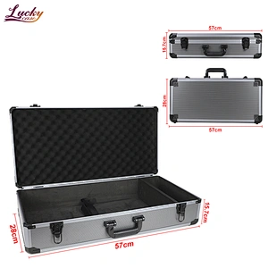 Custom Wholesale Aluminum Tool Case Hard Shell Utility Case Aluminum Carrying Case