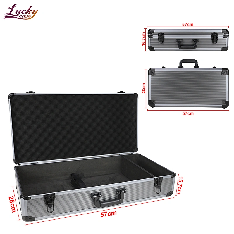 Custom Wholesale Aluminum Tool Case Hard Shell Utility Case Aluminum Carrying Case