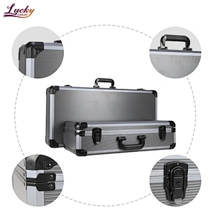 Custom Wholesale Aluminum Tool Case Hard Shell Utility Case Aluminum Carrying Case