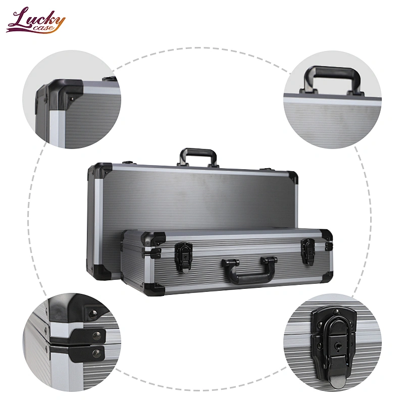 Custom Wholesale Aluminum Tool Case Hard Shell Utility Case Aluminum Carrying Case