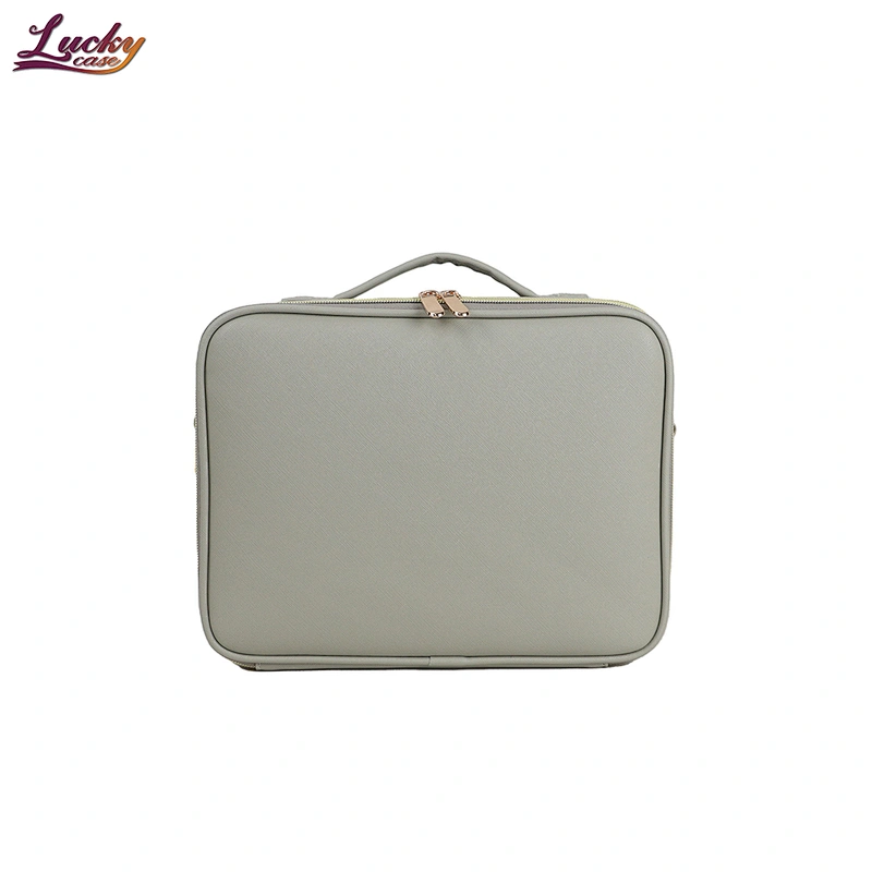 Portable Cosmetic Bag With Removable LED Lights Makeup Bag with Mirror