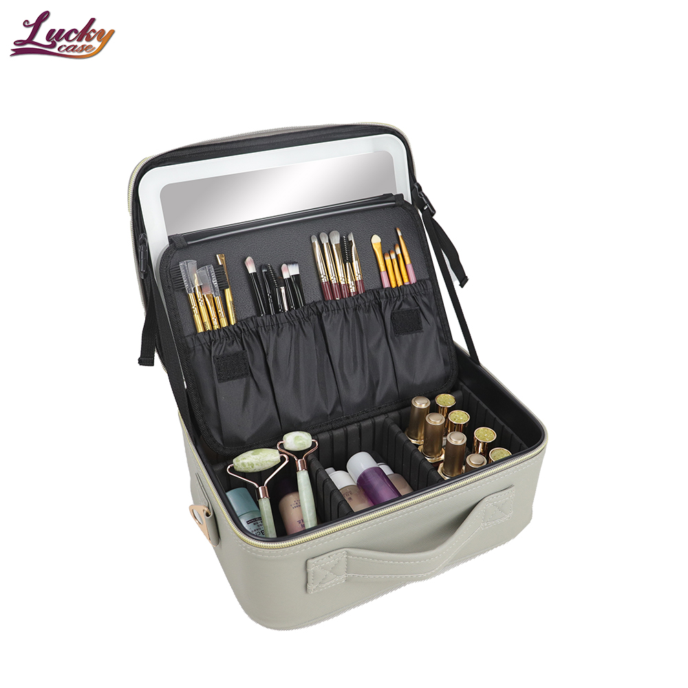 makeup case with light
