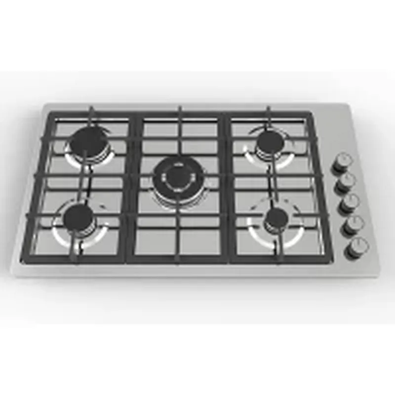 5 Burner Stainless Steel Gas Hob|MGBS-865D|860mm