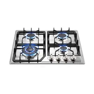 4 Burner Stainless Steel Gas Hob|MGBS-604B2|585mm