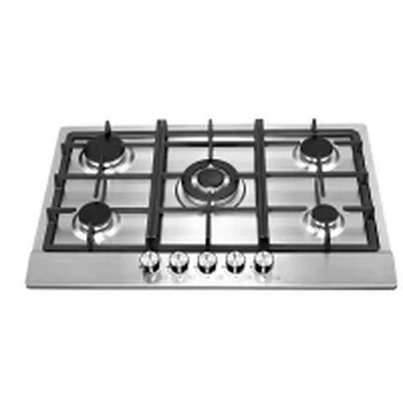 5 Burner Stainless Steel Gas Hob|MGBS-765B4|760mm