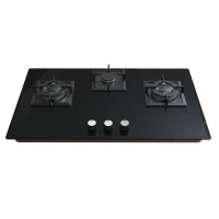 3 Burner Glass Gas Hob HBG-733A2|730mm