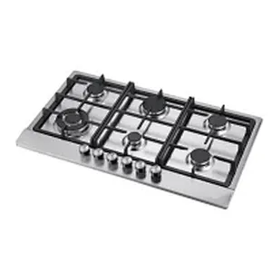 6 Burner Stainless Steel Gas Hob|MGBS-866B4|860mm