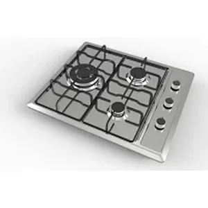 3 Burner Stainless Steel Gas Hob|MGBS-603D|580mm