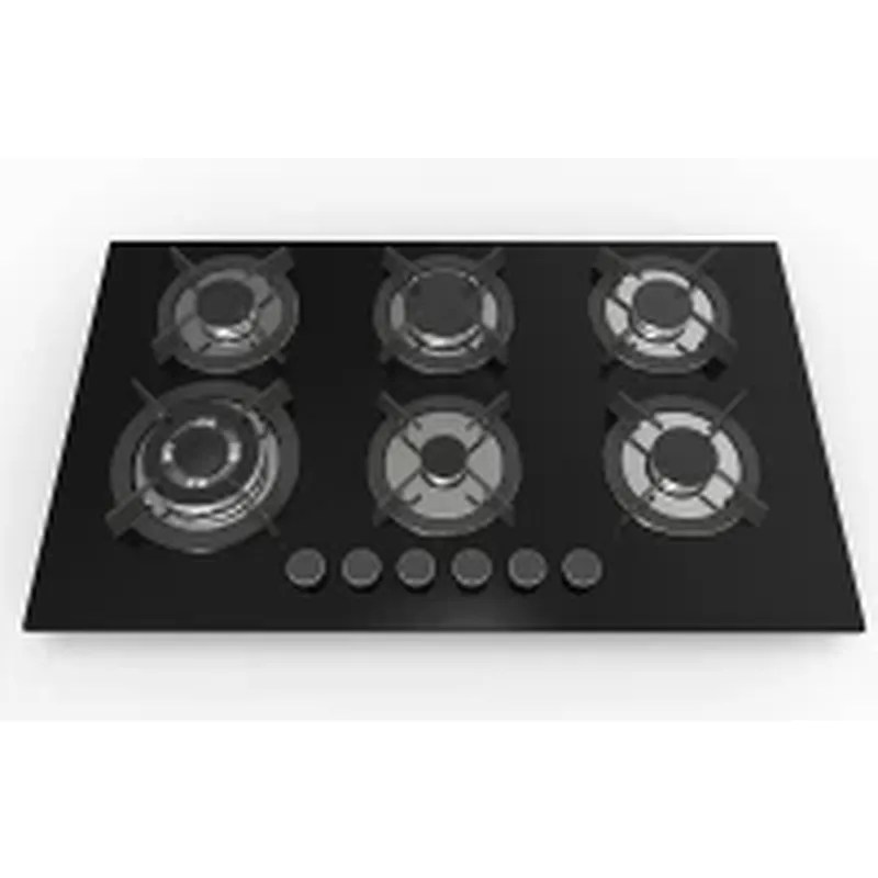 6 Burner Glass Gas Hob MGBG-876C3|36 inch