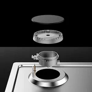 5 Burner Glass Gas Hob MGBG-875C3|870mm