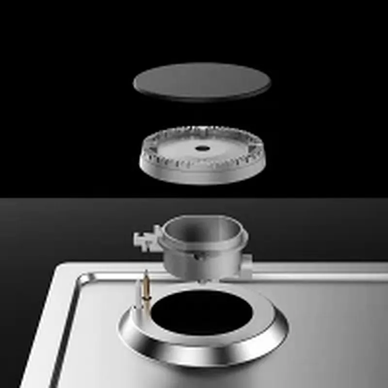 5 Burner Glass Gas Hob MGBG-875C3|870mm