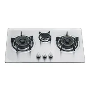 3 Burner Stainless Steel Gas Hob|MGBS-765C|760mm