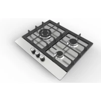 3 Burner Stainless Steel Gas Hob MGBS-603B6|585mm