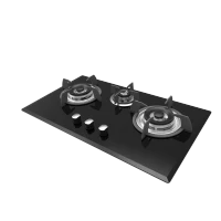 3 Burner Glass Gas Hob HBG-733M8|730mm