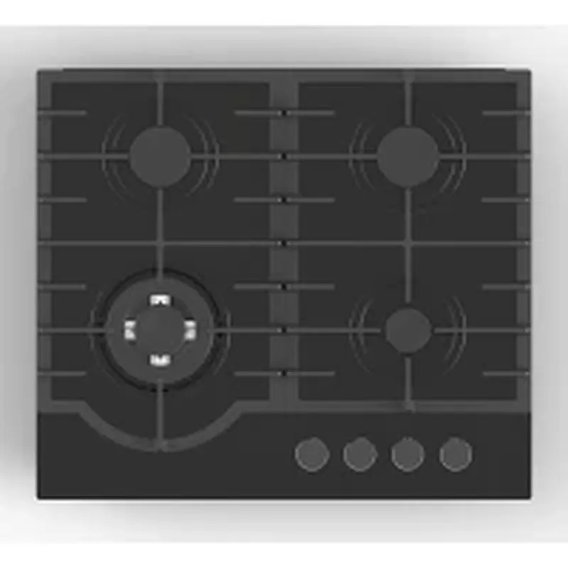 4 Burner Glass Gas Hob MGBG-604M3|24 Inch