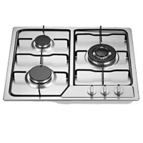 3 Burner Stainless Steel Gas Hob|MGBS-603|580mm