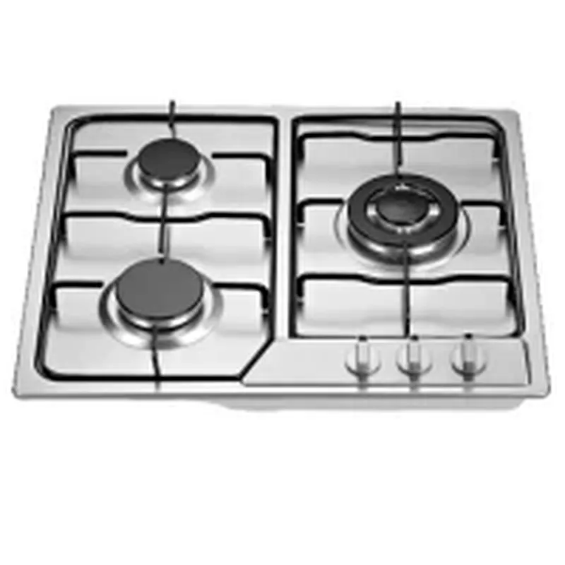 3 Burner Stainless Steel Gas Hob|MGBS-603|580mm