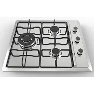 3 Burner Stainless Steel Gas Hob|MGBS-603D|580mm