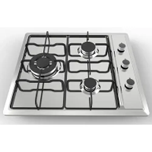 3 Burner Stainless Steel Gas Hob|MGBS-603D|580mm