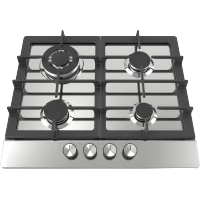 4 Burner Stainless Steel Gas Hob|MGBS-604B6|24 inch