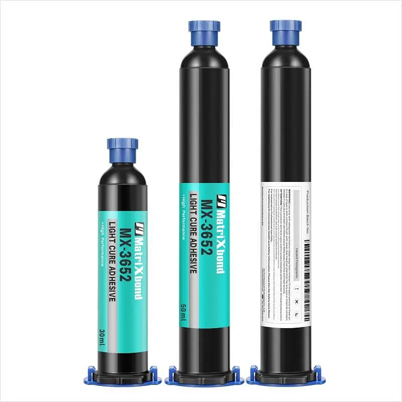 MX-3652 UV Adhesive for The Fixing Camera Modules and Camera Lens.