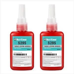 MX-5295 Galvanized, chrome-plated, aluminum and stainless steel Threadlocker Adhesive.
