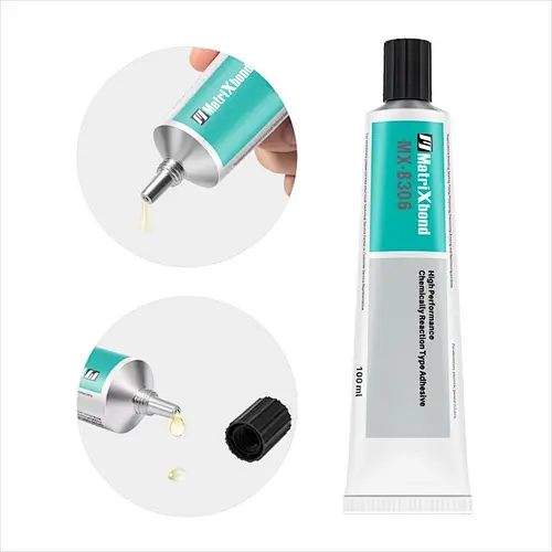 MX-8306 Industrial Plastic Adhesive for Bonding Soft PVC materials.