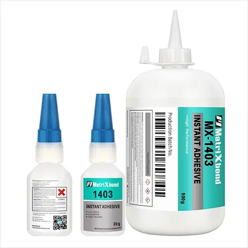 MX-1403 Instant Adhesive, Cyanoacrylate Adhesive.