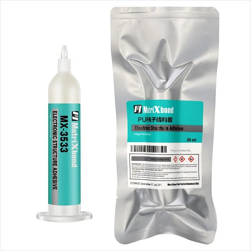 MX-3533 PUR Adhesive, PUR Structural Adhesive, PUR Hot Melt Adhesive.