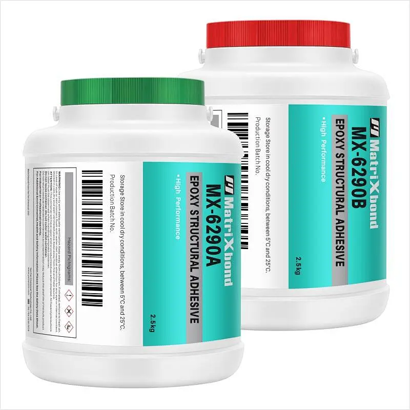 MX-6290 High Transparency Flexible Epoxy Structural Adhesive.