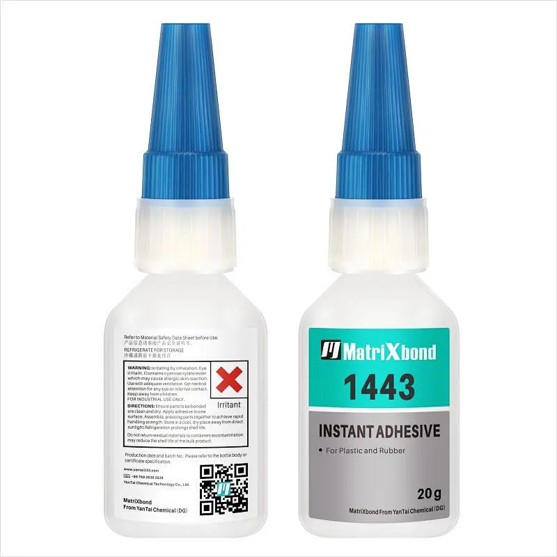MX-1443 Instant Adhesive, Cyanoacrylate Adhesive.