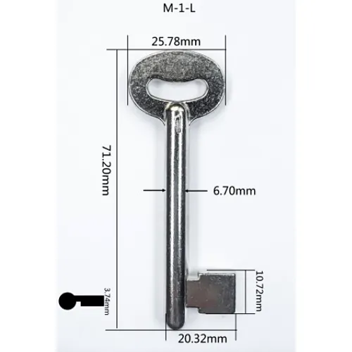 zinc alloy keys
