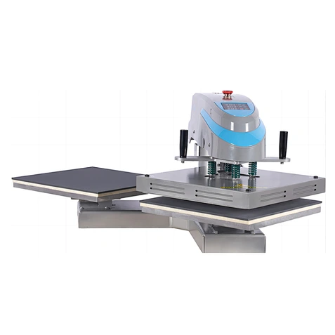 Swing-away Pneumatic Double-station Heat Press Machine(Teflo Heating Plate)