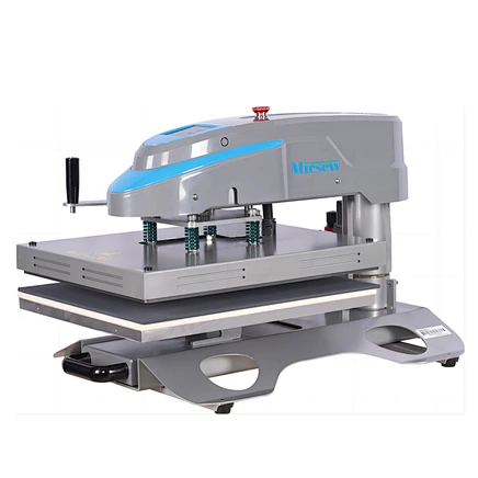 Swing-away Pneumatic Heat Press Machine With Slide-out Base (Teflon Heating Plate )