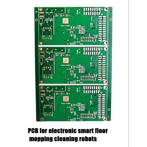Manufacturing and assembly of PCB for electronic smart floor mopping cleaning robots