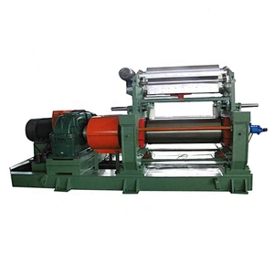 XK-450 RUBBER MIXING MILL WITH STOCK BLENDER