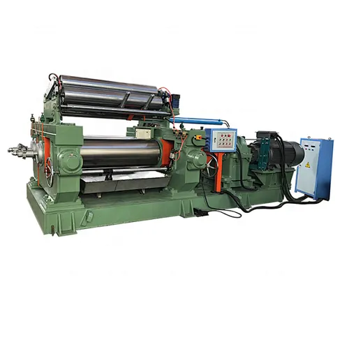 XK-450 RUBBER MIXING MILL WITH STOCK BLENDER
