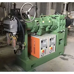 hydraulic hose crimping machine cable extruder universal ram screw type pet sheet pipe nozzle rubber extruder with CE ISO9001